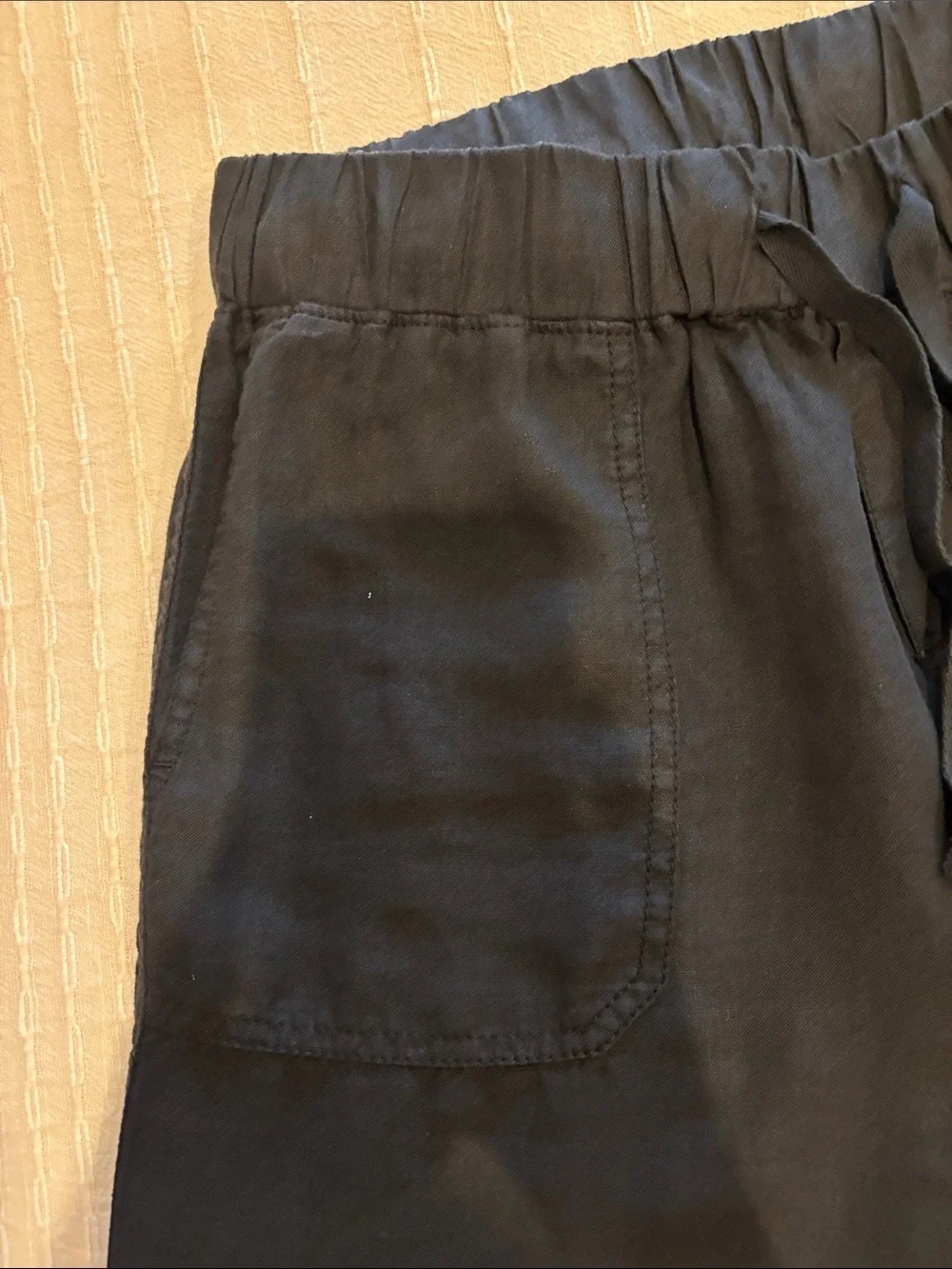 Caslon Black Elastic Waist Jogger Pants Size Small